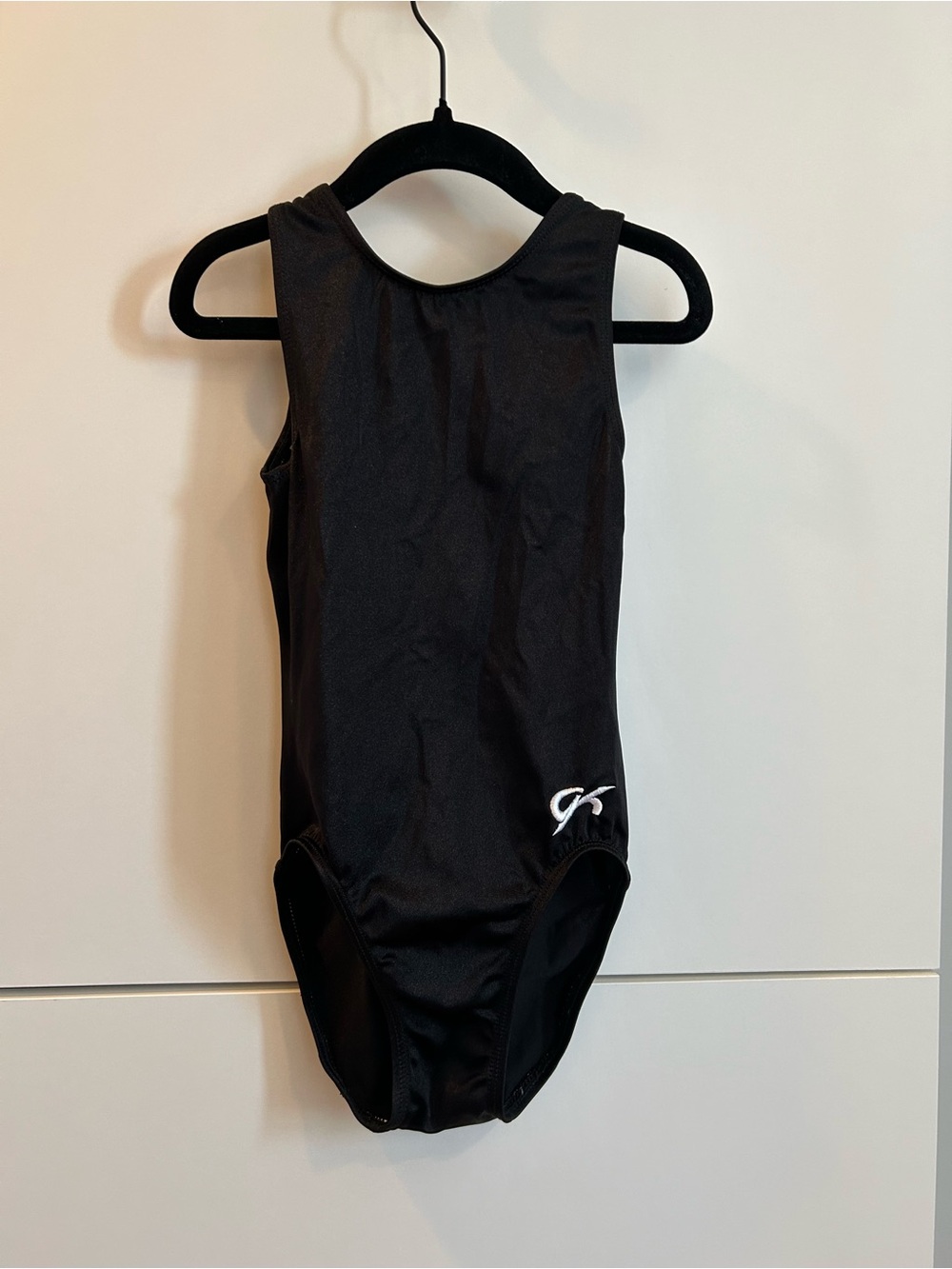 Black GK Elite Leotard - Classic Tank Style - CM Child’s Medium
